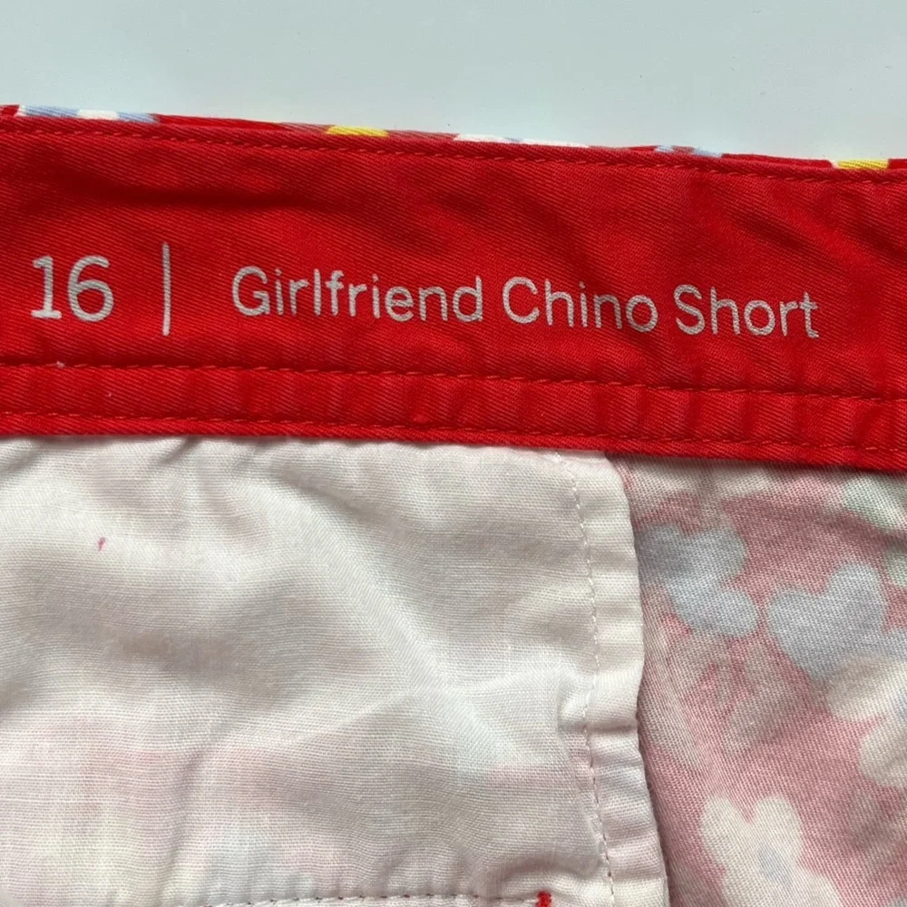 Talbots • Girlfriend Chino Floral Red Women's Shorts